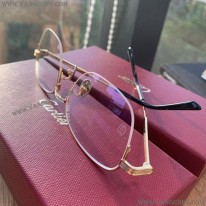 カルティエ スーパーコピー EYEWEAR ゴールドトーン スクエアメガネ kaw88426