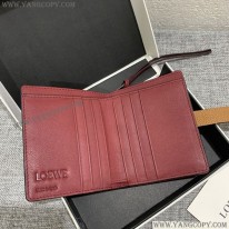 ロエベ コピー コンパクト Trifold 三つ折りミニ財布 lov13502